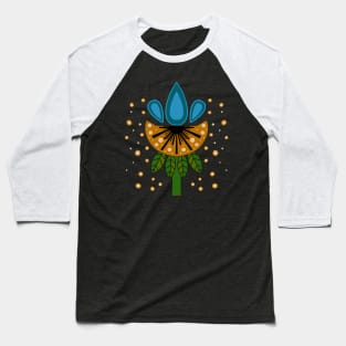 Water Drops on Dandelion Baseball T-Shirt